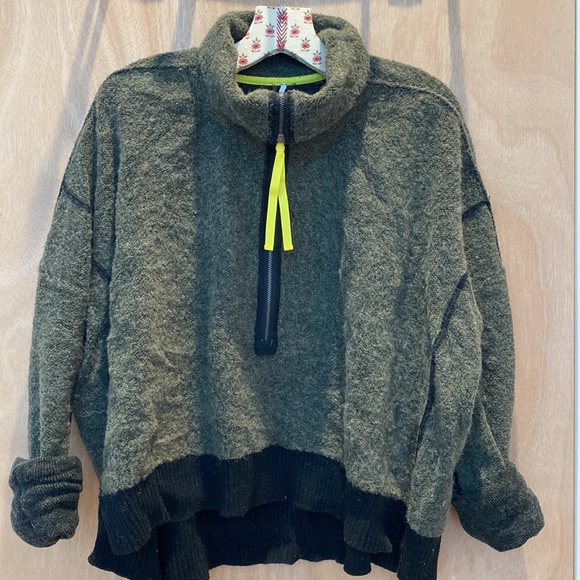 Free People Sweaters - Free People Zip Sweater fleece